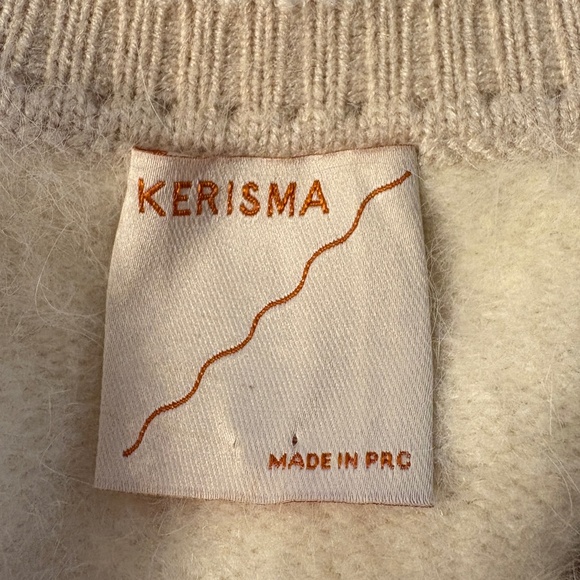 Kerisma Angora Sweater Cream Color S/M - Picture 4 of 6